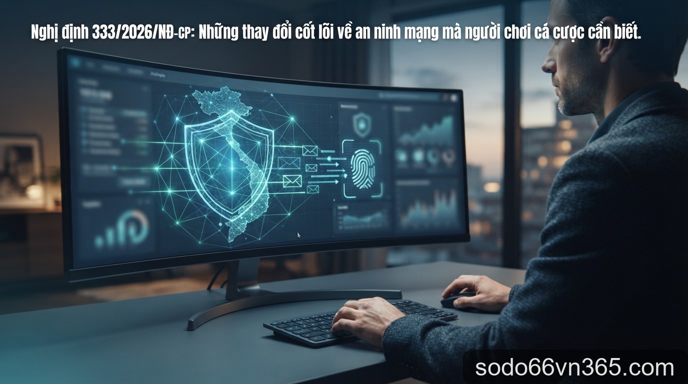 Nghị định 333/2026/NĐ-CP: Những thay đổi cốt lõi về an ninh mạng mà người chơi cá cược cần biết